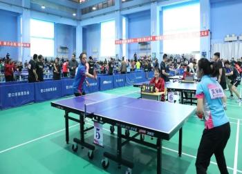 营口市“先锋杯”职工乒乓球比赛开赛
